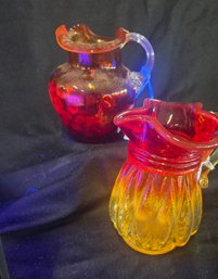 Two Amberlina Pitchers