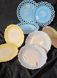 Set Of Fine Colorful Plates