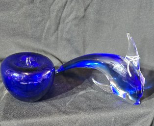 Italian Blue Art Glass