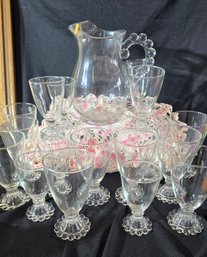 1950's Anchor Hocking 'Boopie' Clear Glass Set