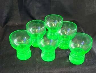 Uranium Glass Set
