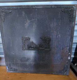 Large Metal Fireplace Cover