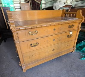 Pink Stone Topped Dresser