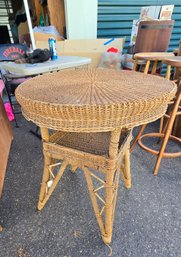 Smaller Wicker Table