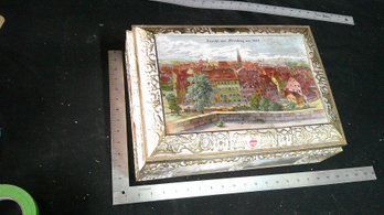 Cool Large Tin With Treasures Inside #6