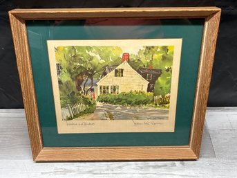 William Mark Sperier Water Color Framed Featured I Love Lucy Season 1 Episode 10 Lot #52