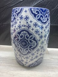 Decorative Garden Stool 17.5In Height Lot #151