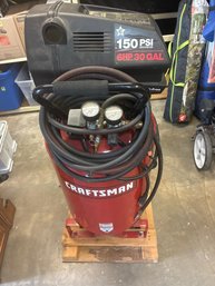 Craftsman 30Gal 6HP 150 PSI Air Compressor Working Lot #155