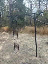 Metal Garden Arch Ornate Lightweight Lot #175