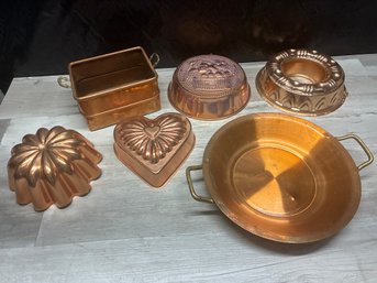 Copper & Brass Home Wares Lot #221