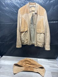 Vintage The Tannery Montgomery Ward Leather Jacket Lot 316