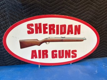 Vintage Sheridan Air Guns Store Display Sign Lot #104