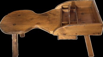 'Cobbler's Bench' Style Coffee Table With Drawer