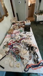Huge Collection Of Jewelries - Necklace, Earring, Pins And More