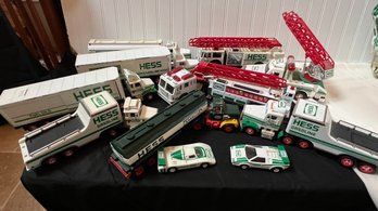 Huge Hess Toy Trucks Collection - Trailer, Tankers And More