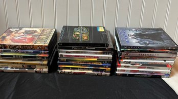 23 Set Collection Of DVD's - Star Wars, Matrix And Many More