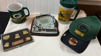 Set Of 5 Green Bay Packers Memorabilia