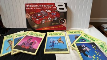 The Sesame Street Treasury 7 Piece Book Collection And Operation Pit Stop, Dale Earnhardt Jr Edition Game