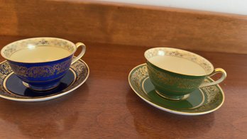 TIRSCHENREUTH BAVARIA Teacup & Saucers Lot Of 2!