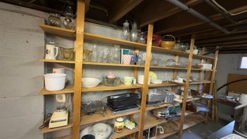 Rack Em Up - HUGE Houseware Lot - EVERYTHING SHOWN ON THE RACK & Card Table!