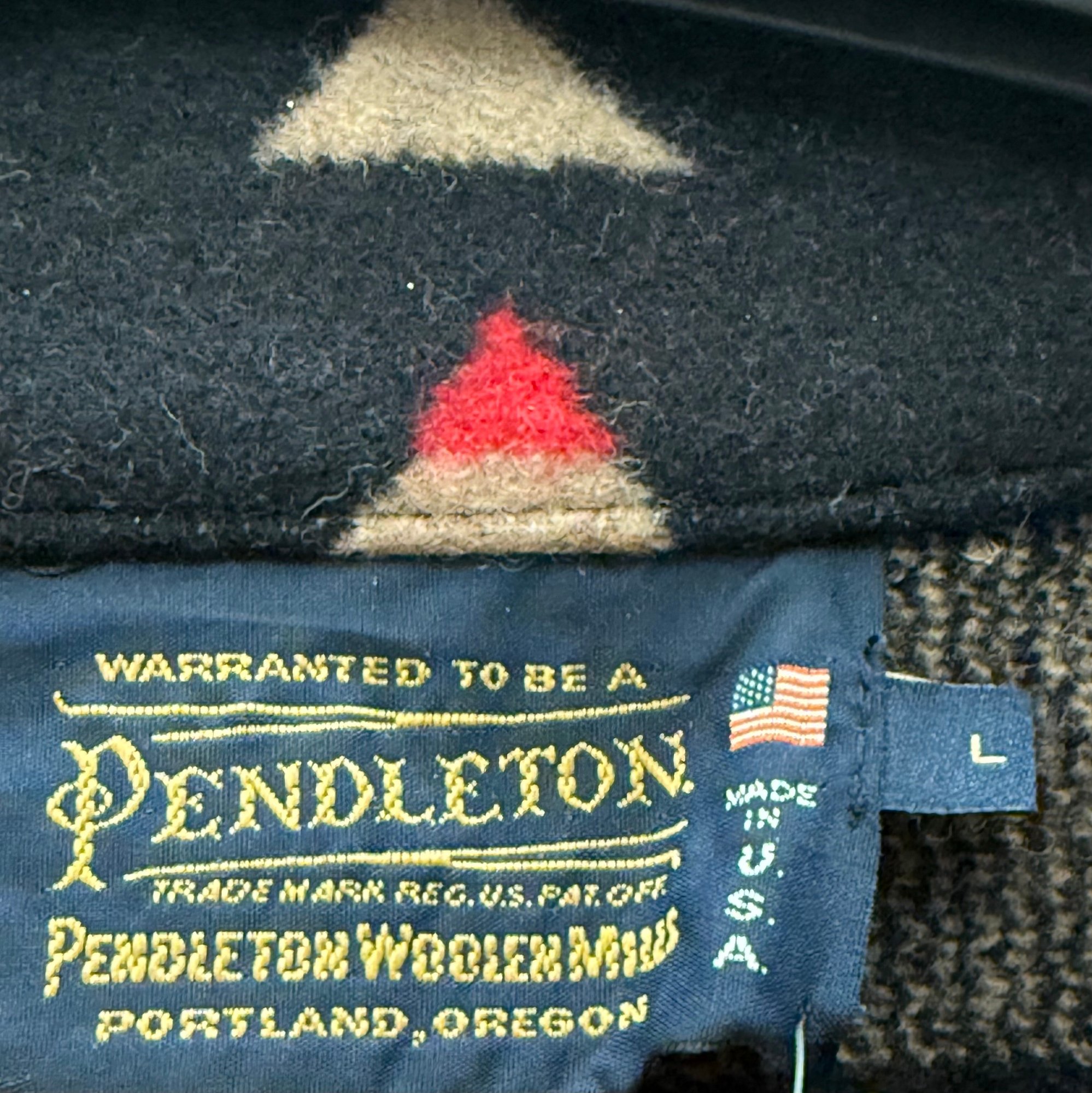 Pendleton Rock Point Virgin Wool And Cotton Jacket Size Large With ...