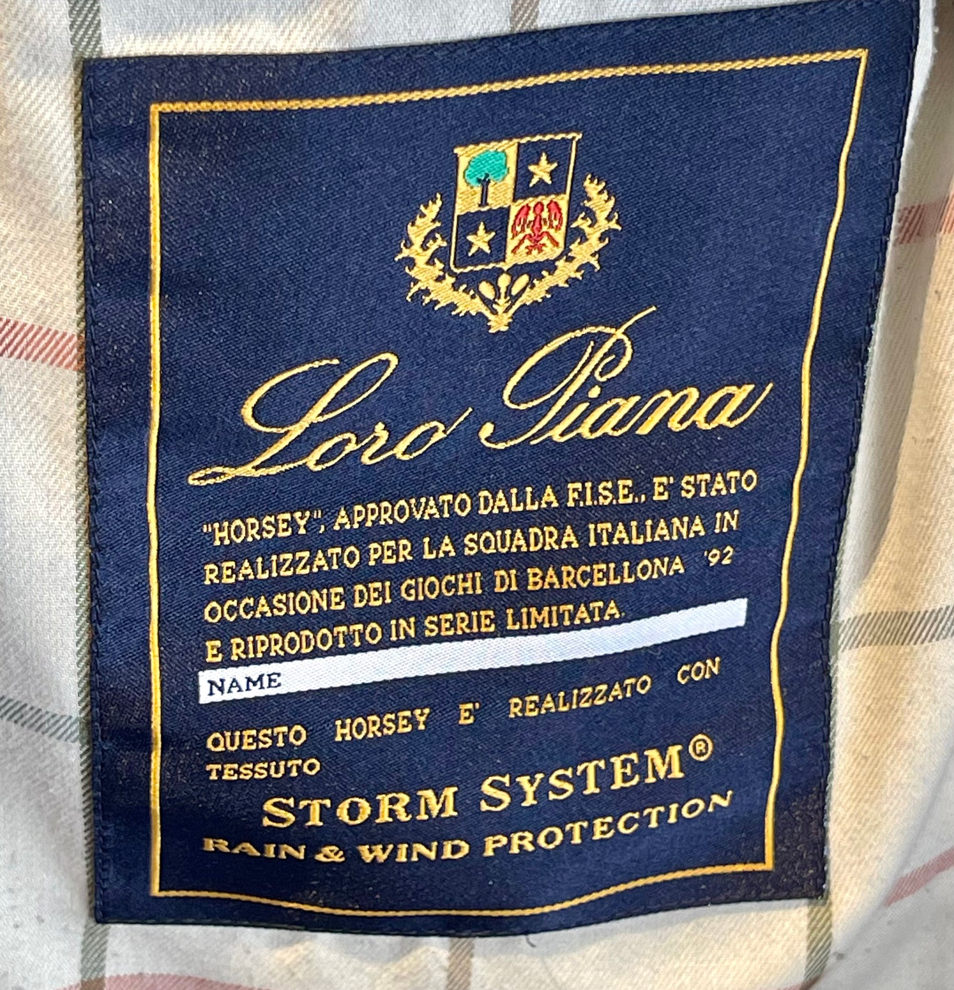 Loro Piana Storm System Rain And Wind Protection Made In