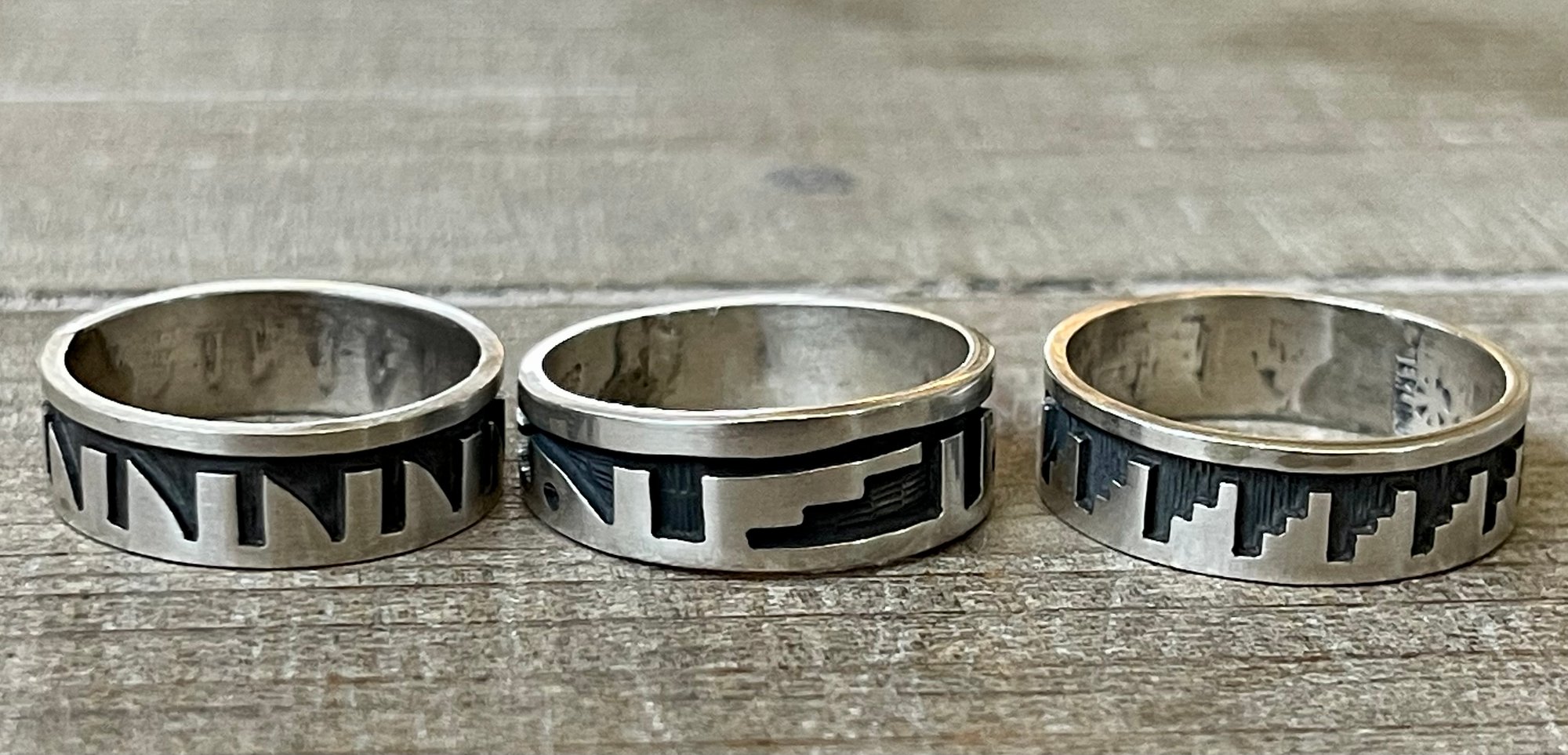 アクセサリー Vintage Hopi bracelet Cyrus Josytewa Cyrus Josytewa / イーグルヘッド レインクラウド ウォーターモチーフ