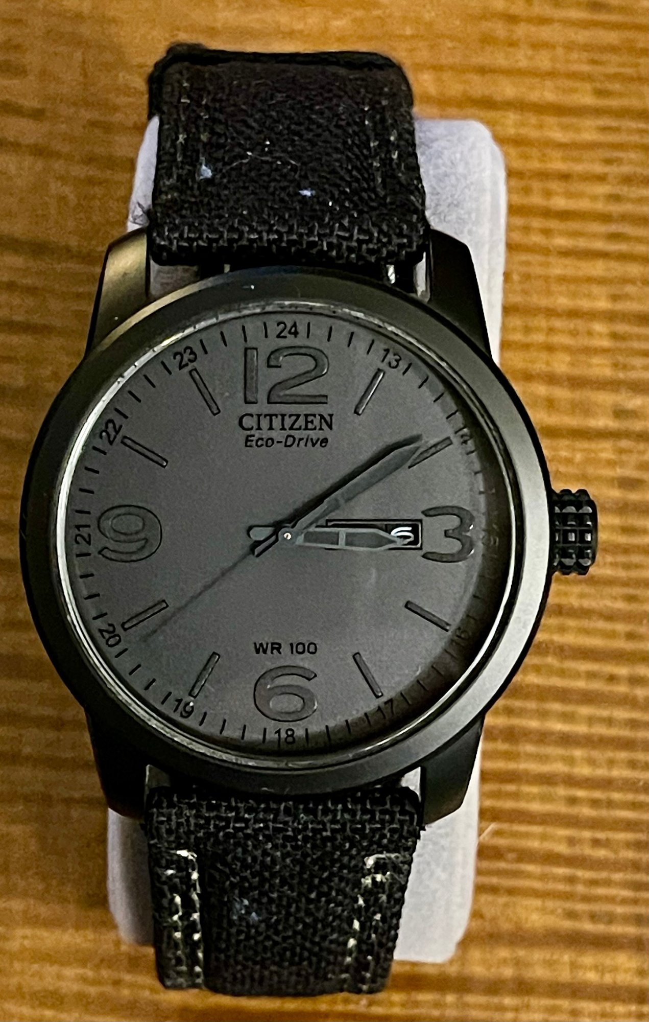 Citizen Eco - Drive Garrison Wrist Watch Material Woven Strap E101 