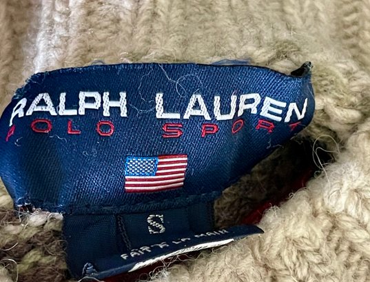 Vintage 80's Ralph Lauren Polo Sport Blue Label Holiday 100