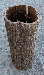 Hand Made Genuine Bark Leather Woven Cane/ Umbrella Stand