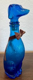 MCM Impoli Glass Style 9' Dachshund Decanter
