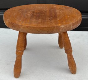 Small Vintage Wooden Foot Rest