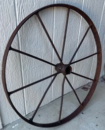 Antique 26' Cast Iron Wagon Wheel