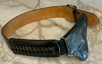 Vintage Brauer Bros. Mfg. Leather Gun Belt 38C
