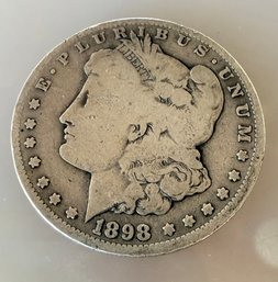 1898 S Morgan Silver Dollar Coin