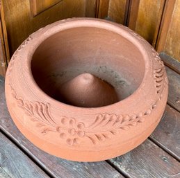 Mexico Terracotta Pot Hose Holder 17.5'w  8'h