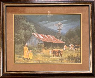 June Dudley Custom Framed Glass Front Print