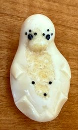 Earl Mayoc King Island Hand Carved Baby Seal With Paperwork