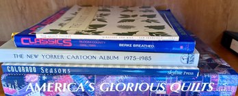 Quilting Books - America's Glorious Quilts, Quilts Digest, Colorado Seasons, New Yorker