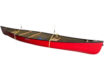 Vintage Old Town Canoe Co. 16ft Canoe XTZ59196E090 With Ratan Seat And Paddles