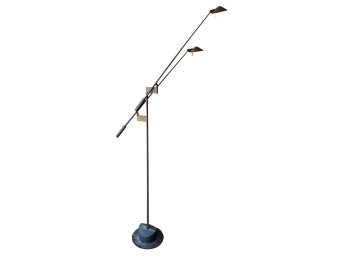 Post Modern Robert Sonneman For George Kovac Double Feather Floor Lamp