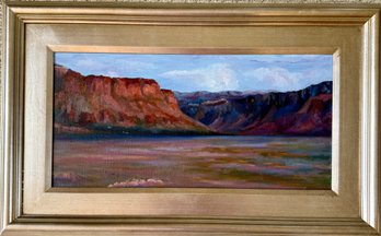 Original Signed Marcy Oil On Canvas Framed