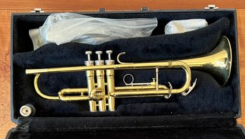 Vintage Brass Trumpet With Yamaha Mouth Piece And King Hard Case