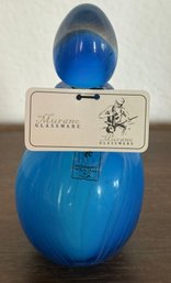 Murano Art Glass Robert Williams Hand Blown Cased Perfume Bottle W Glass Dauber