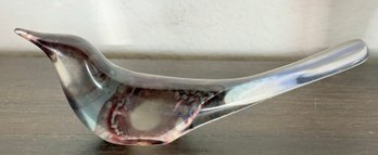 Vintage Acrylic Bird Figurine Made In Brazil