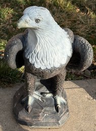 Vintage Concrete Eagle Yard Art