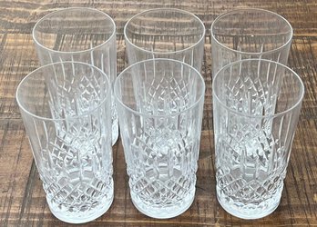 (6) Vintage Crystal Brierley Style 5.5' Glasses (not Signed)