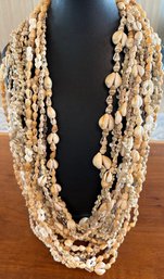 Assorted 24 Inch Small Shell Hand Strung Necklaces