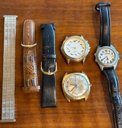 Vintage Watches - Timex Indiglo - Timex Electric - Bird Watch & Leather Bands
