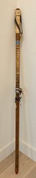 Vintage Yellowstone Wood Carved Walking Stick